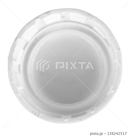 white plastic bottle cap on white background white plastic bottle cap on white background 138242517