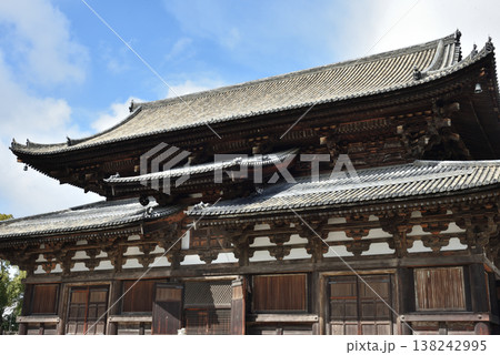 世界遺産東寺　早春の金堂(京都市南区) 138242995