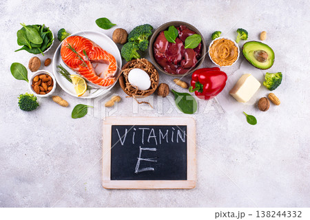 Foods and products sources of vitamin E Foods and products sources of vitamin E 138244332
