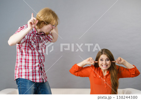 Man and woman having fight 138244380