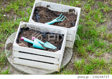 Tools for working in garden Tools for working in garden 138244737