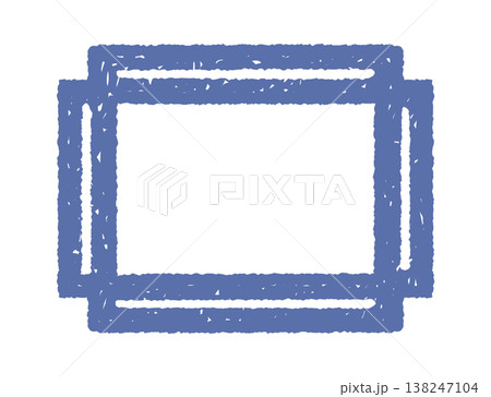 Rectangle Frame Stack Grunge Style 138247104