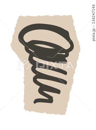 Screw Hand Drawn Doodle Sketch Screw Hand Drawn Doodle Sketch 138247148