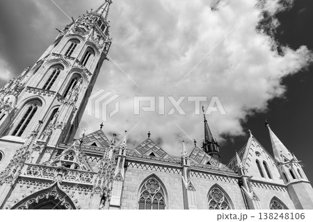 Matthias gothic church in Buda Castle in Budapest, Hungary Matthias gothic church in Buda Castle in Budapest, Hungary 138248106