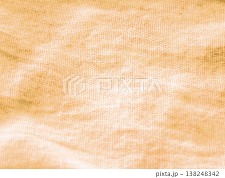 背景素材 橙色のザックリコットン 横 他色有り 背景素材 橙色のザックリコットン 横 他色有り 138248342