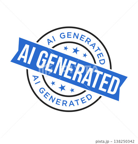AI Generated Letter Rubber Stamp Vector Design Template AI Generated Letter Rubber Stamp Vector Design Template 138250342