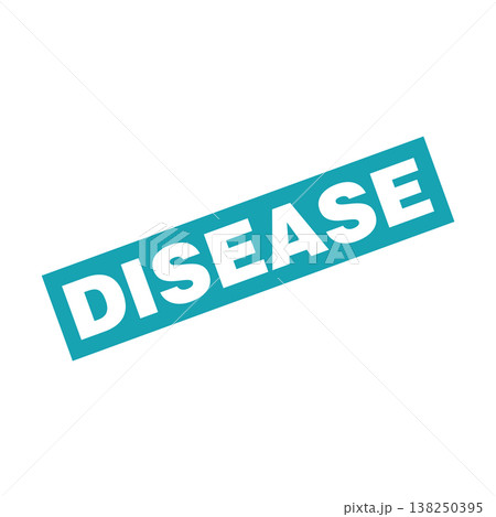 Disease Letter Rubber Stamp Vector Design Template Disease Letter Rubber Stamp Vector Design Template 138250395