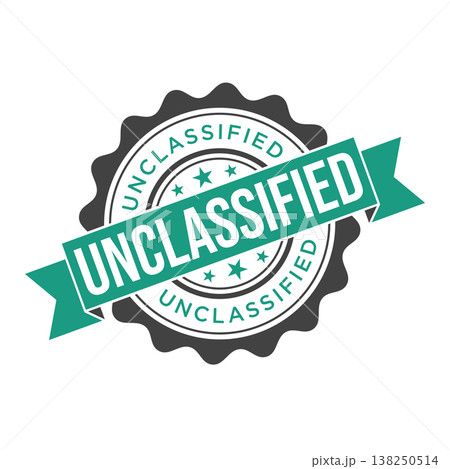 Unclassified Letter Rubber Stamp Vector Design Template 138250514