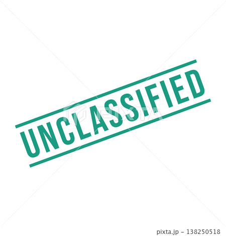 Unclassified Letter Rubber Stamp Vector Design Template Unclassified Letter Rubber Stamp Vector Design Template 138250518