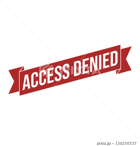 Access Denied Letter Rubber Stamp Vector Design Template Access Denied Letter Rubber Stamp Vector Design Template 138250537