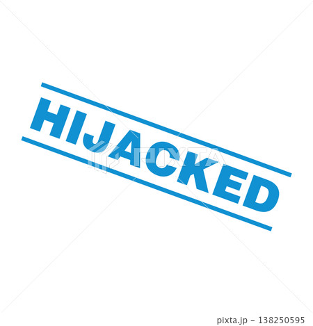 Hijacked Letter Rubber Stamp Vector Design Template Hijacked Letter Rubber Stamp Vector Design Template 138250595