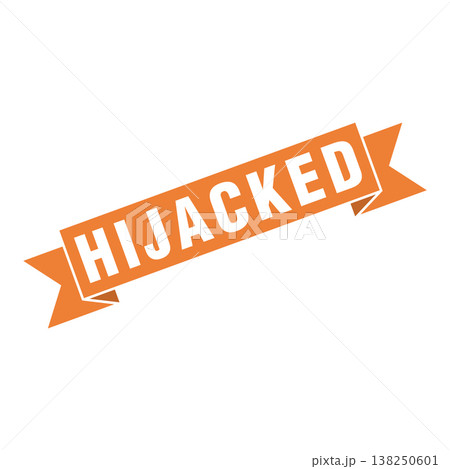 Hijacked Letter Rubber Stamp Vector Design Template Hijacked Letter Rubber Stamp Vector Design Template 138250601