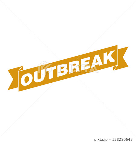 Outbreak Letter Rubber Stamp Vector Design...のイラスト素材 [138250645] - PIXTA