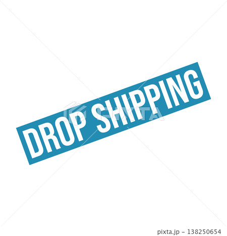 Drop Shipping Letter Rubber Stamp Vector Design Template Drop Shipping Letter Rubber Stamp Vector Design Template 138250654