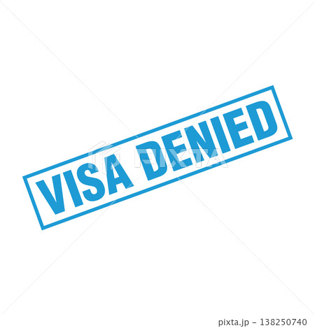 Visa Denied Letter Rubber Stamp Vector Design Template Visa Denied Letter Rubber Stamp Vector Design Template 138250740