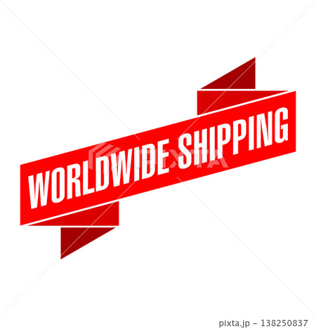 Worldwide Shipping Letter Rubber Stamp Vector Design Template 138250837