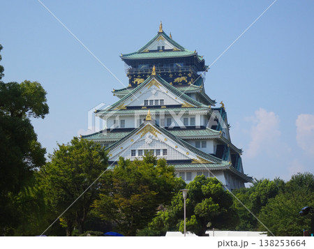 【夏の大阪城公園】大阪城天守閣 138253664