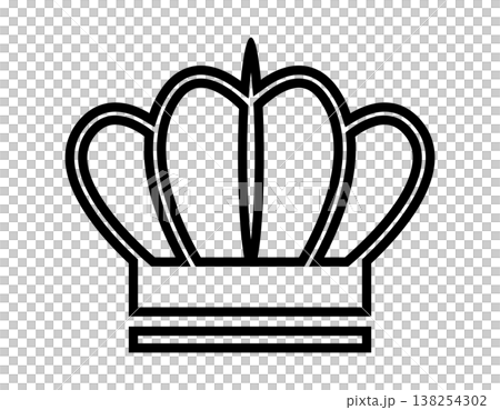 simple crown illustration 138254302