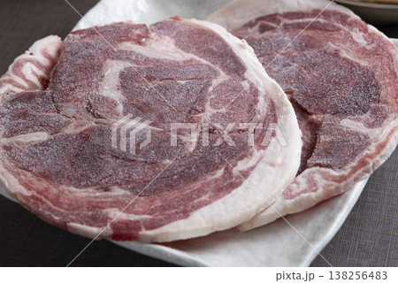 北海道名物のラム肉スライス 北海道名物のラム肉スライス 138256483