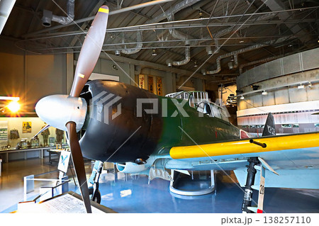 福岡県 太刀洗 平和記念館の風景 日本の名機 海軍 零式艦上戦闘機 福岡県 太刀洗 平和記念館の風景 日本の名機 海軍 零式艦上戦闘機 138257110