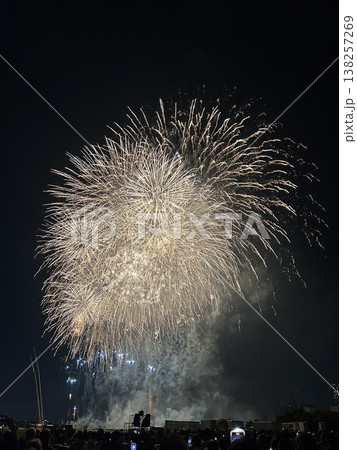 第50回江戸川花火大会の打ち上げ花火 138257269