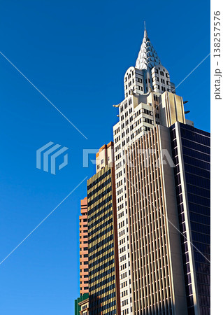 アメリカ　ネバダ　ラスベガス　大通りからの景色 138257576