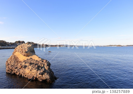 宮城県・七ヶ浜町・花渕港・権現堂島 138257889