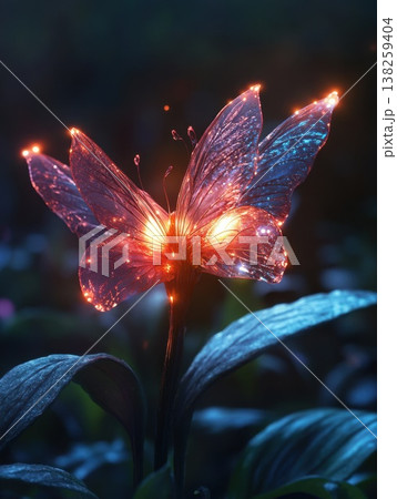 macro image of flower 138259404