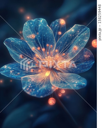 beautiful flower blooming in a garden 138259448