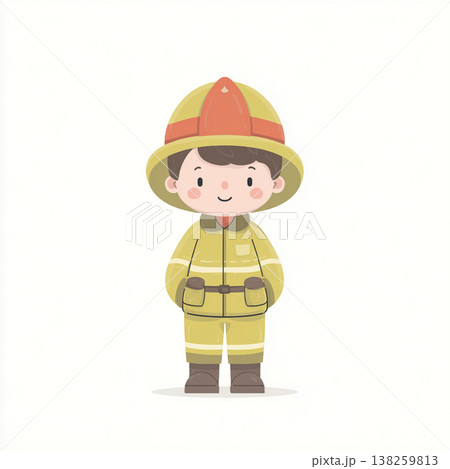 消防士のイラスト 138259813
