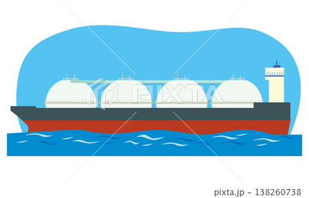 LNGタンカー LNGタンカー 138260738