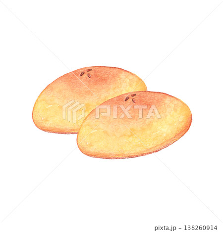 水彩で描いたスイートポテト 138260914