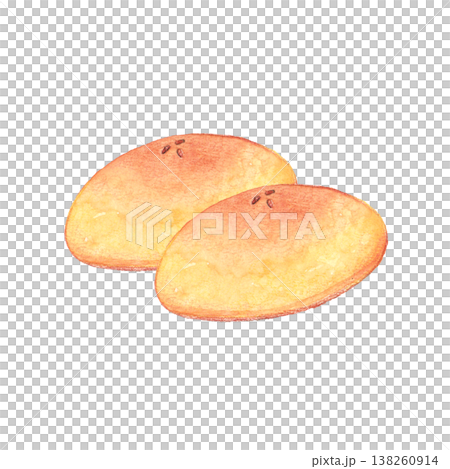 水彩で描いたスイートポテト 138260914