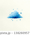 雪が降っている天気のイラスト 138260957