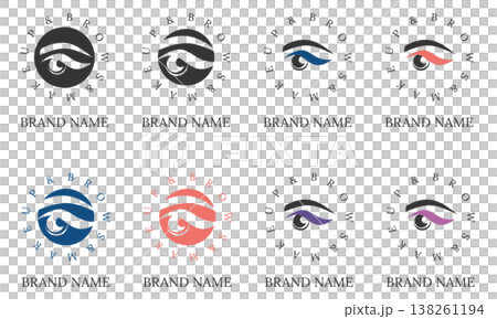 Vector logo tamplates of make up and beauty studio Vector logo tamplates of make up and beauty studio 138261194