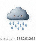 雨の天気のイラスト 138261268