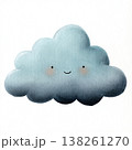 雲の可愛い天気のイラスト 138261270