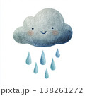 雨の天気のイラスト 138261272