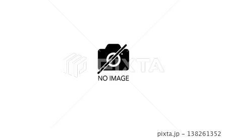 カメラアイコンイラスト入り NO IMAGE 写真ダミー用素材 16:9サイズ 138261352