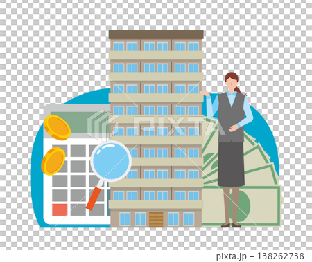 Mansion and women 138262738