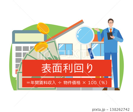 戸建て住宅投資と表面利回り 138262742