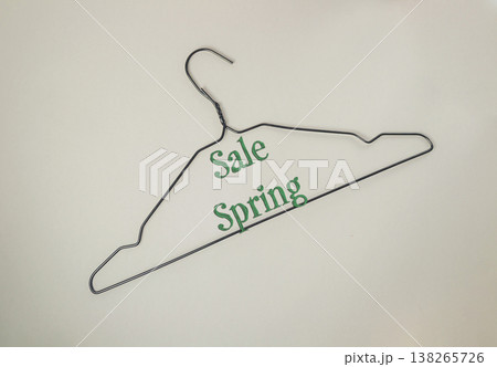 Spring Sale Promotion with Wire Hanger Spring Sale Promotion with Wire Hanger 138265726