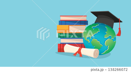 Global Education and Graduation vector illustration Global Education and Graduation vector illustration 138266072
