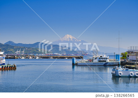 【静岡県】清水マリンパークから眺める富士山 138266565