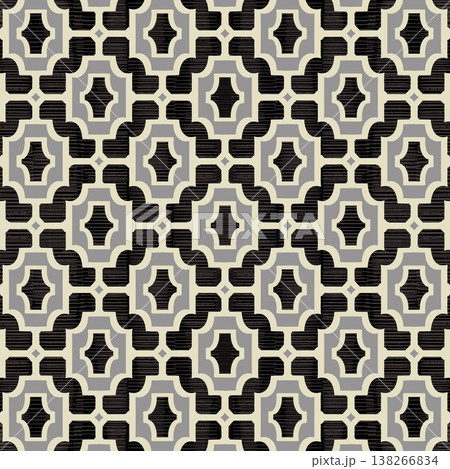 African tribal fabric pattern is designed in rich yellow and brown tones, drawing inspiration from traditional African fabric symbols of the past. The historic fabric are thoughtfully fabric into a be 138266834