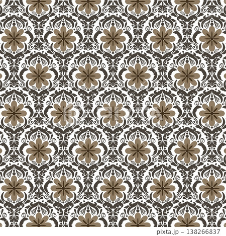African tribal fabric pattern is designed in rich yellow and brown tones, drawing inspiration from traditional African fabric symbols of the past. The historic fabric are thoughtfully fabric into a be 138266837