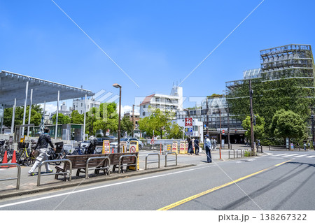 東京都大田区の都市風景　大岡山駅 138267322
