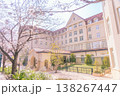 桜が咲く旧市街の風景 138267447