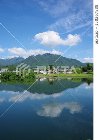 鈴鹿山麓夏景色 《三重県 四日市市 水沢町 南地神池(通称 じじ池)》 鈴鹿山麓夏景色 《三重県 四日市市 水沢町 南地神池(通称 じじ池)》 138267888
