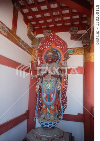 Intricate Buddhist Deity Carving Detailed Artwork Intricate Buddhist Deity Carving Detailed Artwork 138268118